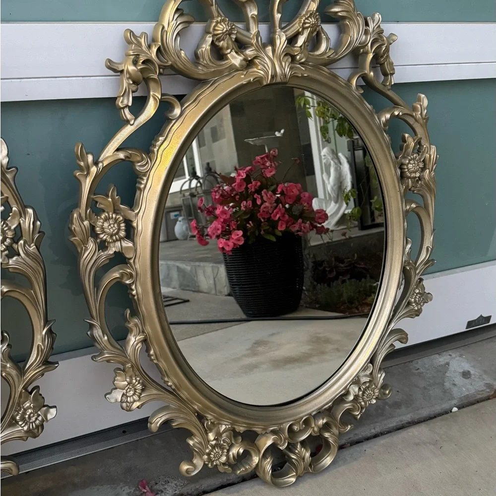 IKEA Ung Drill Mirror Champagne